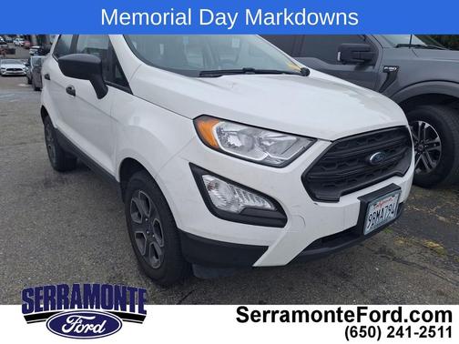 Diamond White 2018 Ford EcoSport S