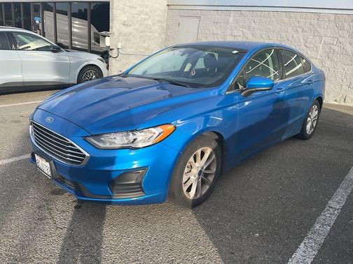 Velocity Blue Metallic 2020 Ford Fusion SE