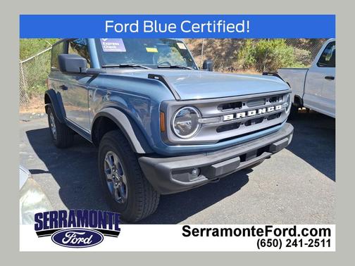 Azure Gray Metallic Tri-Coat 2024 Ford Bronco Big Bend