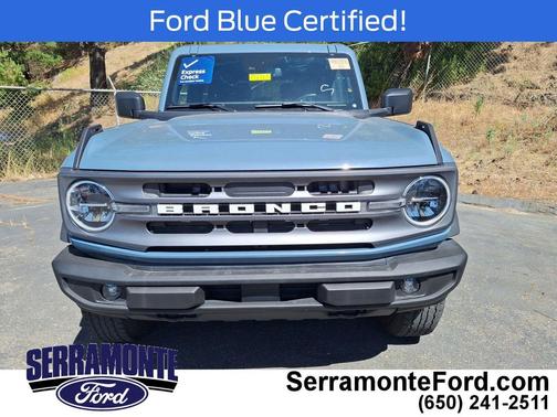 Azure Gray Metallic Tri-Coat 2024 Ford Bronco Big Bend