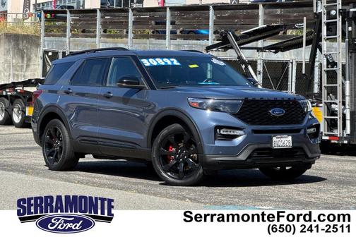 Infinite Blue Metallic Tinted Clearcoat 2021 Ford Explorer ST