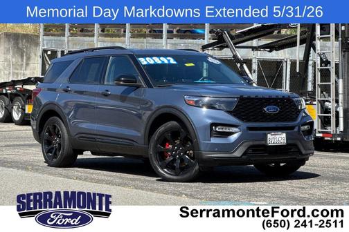 Infinite Blue Metallic Tinted Clearcoat 2021 Ford Explorer ST