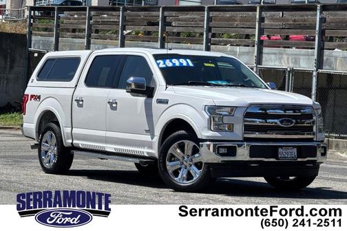 White Platinum Metallic Tri-Coat 2017 Ford F-150 Lariat