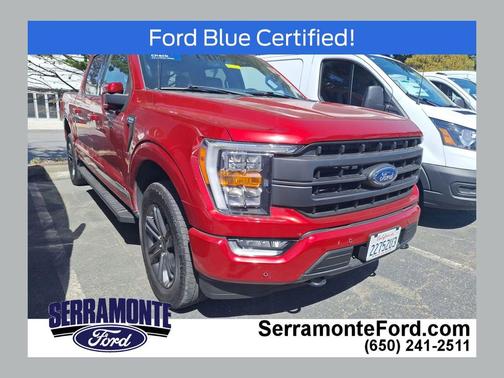 Rapid Red Metallic Tinted Clearcoat 2023 Ford F-150 Lariat