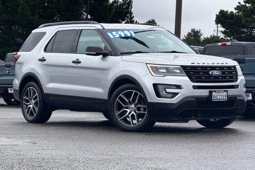 Ingot Silver 2017 Ford Explorer sport