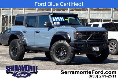 Azure Gray Metallic Tri-Coat 2023 Ford Bronco Raptor