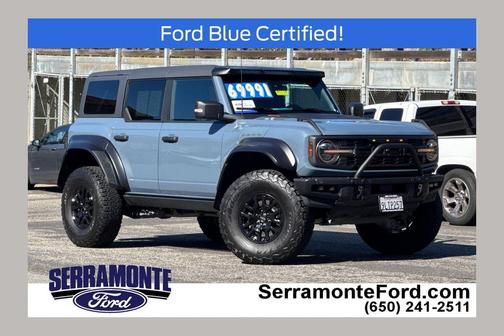 Azure Gray Metallic Tri-Coat 2023 Ford Bronco Raptor