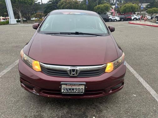 Crimson Pearl 2012 Honda Civic EX