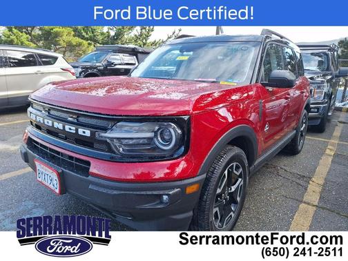 Rapid Red Metallic Tinted Clearcoat 2021 Ford Bronco Sport Outer Banks