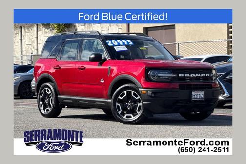 Rapid Red Metallic Tinted Clearcoat 2021 Ford Bronco Sport Outer Banks