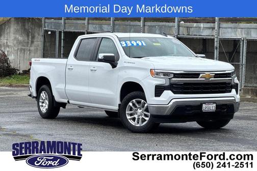 Summit White 2023 Chevrolet Silverado 1500 LT