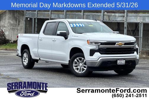 Summit White 2023 Chevrolet Silverado 1500 LT