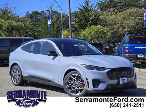 Glacier Gray Metallic TriCoat 2025 Ford Mustang Mach-E GT