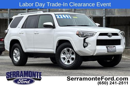 Super White 2016 Toyota 4Runner SR5