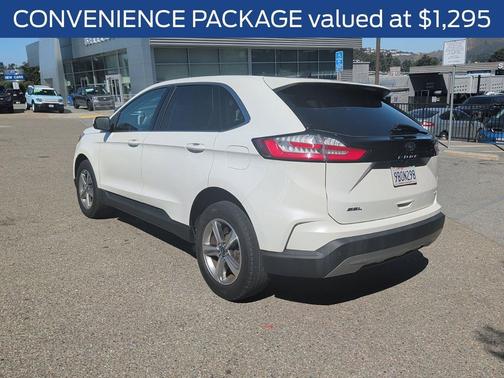 Star White Metallic Tri-Coat 2022 Ford Edge SEL