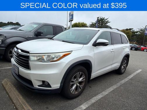 Blizzard Pearl 2015 Toyota Highlander XLE