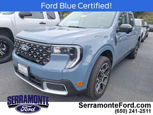 Azure Gray Metallic Tri-Coat 2025 Ford Maverick Lariat
