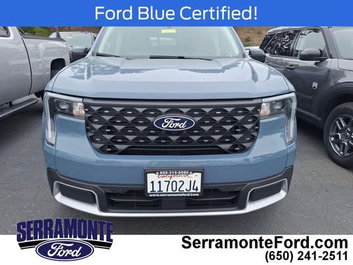 Azure Gray Metallic Tri-Coat 2025 Ford Maverick Lariat