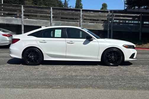 Platinum White Pearl 2022 Honda Civic Sport