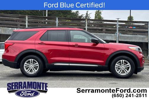 Rapid Red Metallic Tinted Clearcoat 2023 Ford Explorer XLT