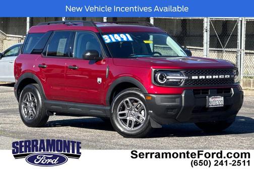 Ruby Red Metallic Tinted Clearcoat 2025 Ford Bronco Sport Big Bend