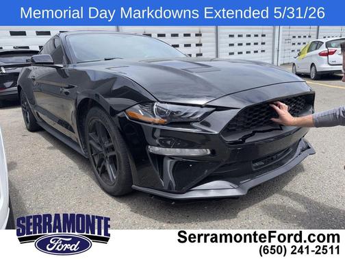 Shadow Black 2019 Ford Mustang EcoBoost