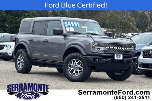 Carbonized Gray Metallic 2025 Ford Bronco Badlands