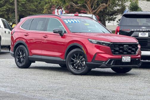 Radiant Red 2024 Honda CR-V Hybrid Sport FWD