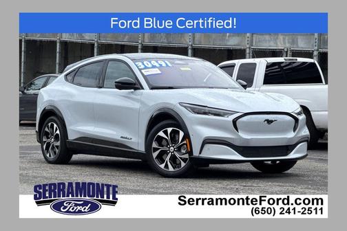 Space White Metallic 2023 Ford Mustang Mach-E Premium