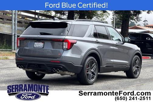 Carbonized Gray Metallic 2025 Ford Explorer ST