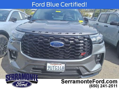 Carbonized Gray Metallic 2025 Ford Explorer ST