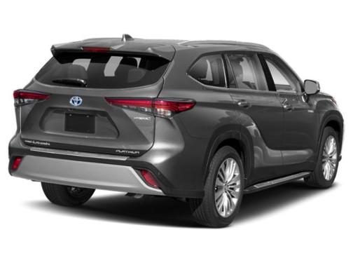 Midnight Black Metallic 2021 Toyota Highlander Hybrid Platinum