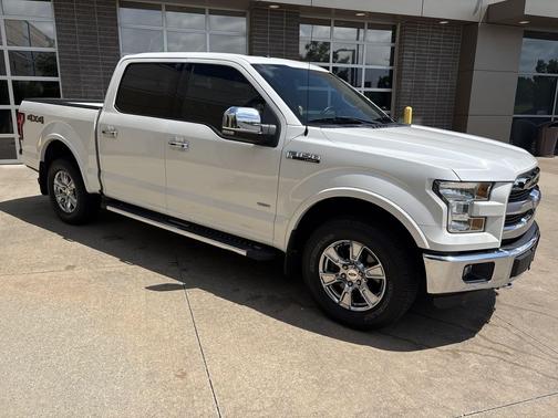 White Platinum Metallic Tri-Coat 2015 Ford F-150 Lariat