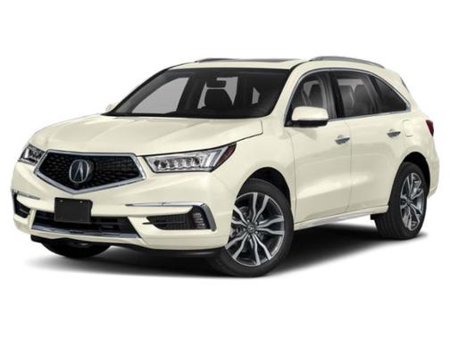White Diamond Pearl 2019 Acura MDX 3.5L