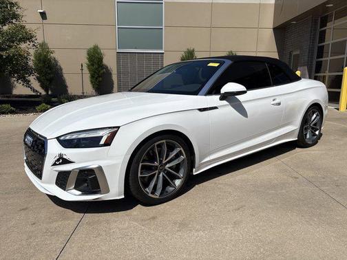 Ibis White/Black Roof 2023 Audi A5 45 S line Premium Plus