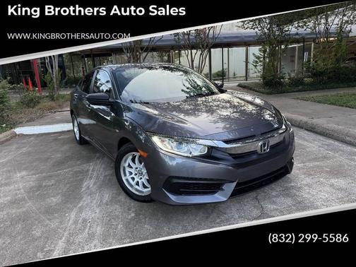 Modern Steel Metallic 2016 Honda Civic LX