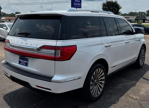 White Platinum Metallic Tri-Coat 2019 Lincoln Navigator Reserve 4x4