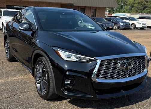 Black Obsidian 2023 INFINITI QX55 LUXE AWD