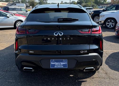Black Obsidian 2023 INFINITI QX55 LUXE AWD