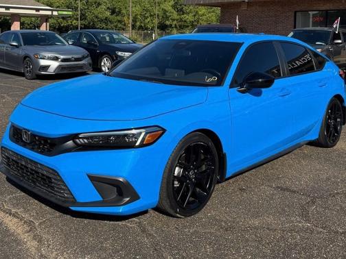 Boost Blue Pearl 2022 Honda Civic Sport CVT