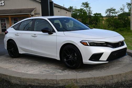 Platinum White Pearl 2023 Honda Civic Sport