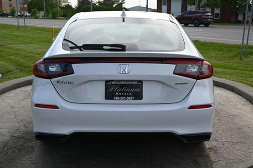 Platinum White Pearl 2023 Honda Civic Sport