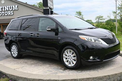 Midnight Black 2016 Toyota Sienna Limited
