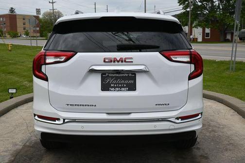 Summit White 2023 GMC Terrain Denali