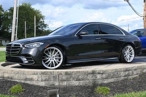 Gray 2021 Mercedes-Benz S-Class S 580 4MATIC