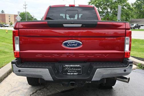 Red 2019 Ford F-250 Lariat