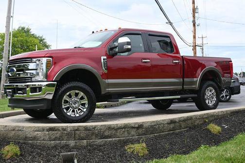 Red 2019 Ford F-250 Lariat