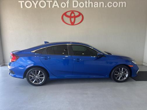 Aegean Blue Metallic 2021 Honda Civic EX