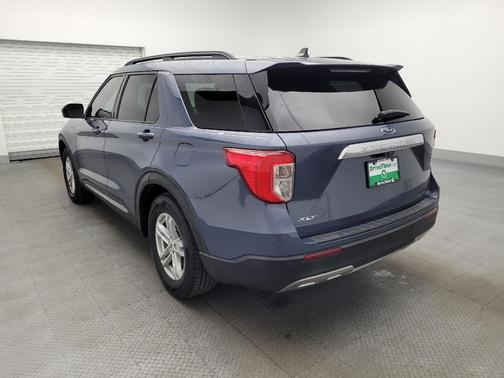 Infinite Blue Metallic Tinted Clearcoat 2021 Ford Explorer XLT