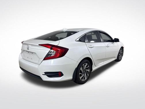 White 2017 Honda Civic EX